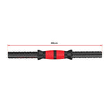 30kg Adjustable Rubber Dumbbell Set Barbell Home GYM Exercise Weights - Extra Image