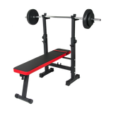 Folding Flat Weight Lifting Bench Body Workout Exercise Machine Home Fitness - Top-Down View