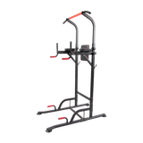 Power Tower Chin Up Bar Push Pull Up Knee Raise Weight Bench Gym Station - 45-Degree Angle