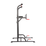 Power Tower Chin Up Bar Push Pull Up Knee Raise Weight Bench Gym Station - Close-Up Angle