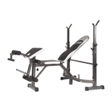 Multi Station Home Gym Weight Bench Press Leg Equipment Set Fitness Exercise - Side View
