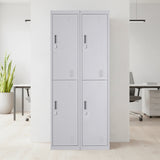 Four-Door Office Gym Shed Storage Locker