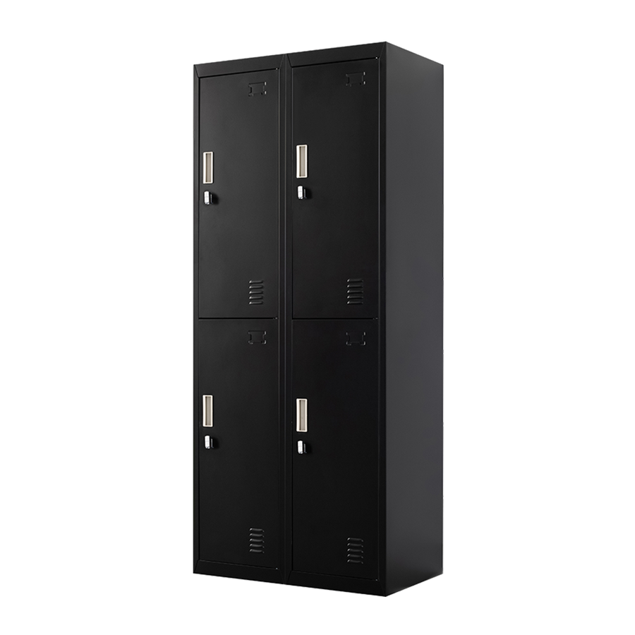 Four-Door Office Gym Shed Storage Locker