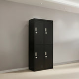 Four-Door Office Gym Shed Storage Locker