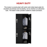 Four-Door Office Gym Shed Storage Locker - Extra Image
