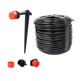 50M Hose Garden Irrigation System Plant Watering DIY Micro Drip Kits - 45-Degree Angle