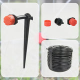 50M Hose Garden Irrigation System Plant Watering DIY Micro Drip Kits - Close-Up Angle