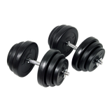 40KG Dumbbell Adjustable Weight Set - Top-Down View