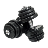 50KG Dumbbell Adjustable Weight Set - Side View