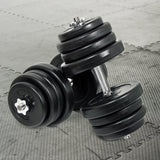 50KG Dumbbell Adjustable Weight Set - 45-Degree Angle