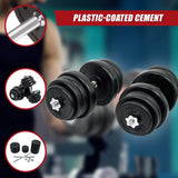 50KG Dumbbell Adjustable Weight Set - Close-Up Angle