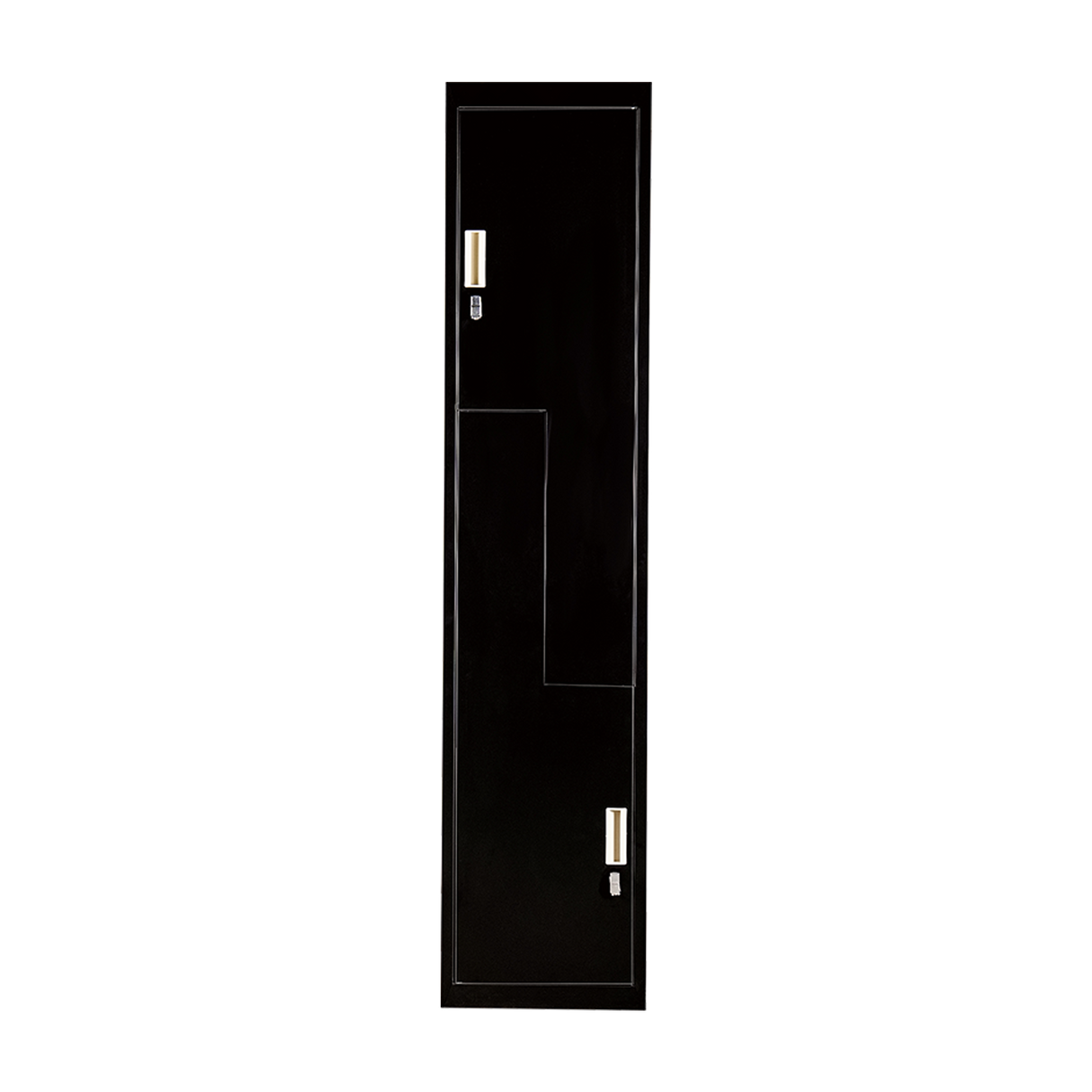 Black Two-Door L-shaped Office Gym Shed Storage Lockers