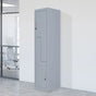 Grey Two-Door L-shaped Office Gym Shed Storage Lockers