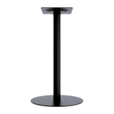 Steel Round 45cm Restaurant Cafe Office Table Base Leg - Top-Down View