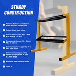 2 Tier Dumbbell Rack for Dumbbell Weights Storage