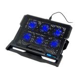 Laptop Cooling Pad with Adjustable Fan Stand &ndash; Fits 11" to 17" Notebooks