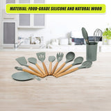 13x Kitchen Utensils for Cooking Baking Silicone Set