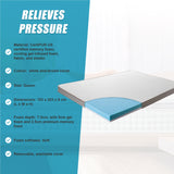 Queen Cooling Gel Memory Foam Mattress Topper &ndash; CertiPUR-US&reg; Certified Foam