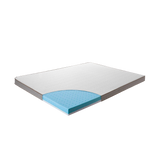 King Cooling Gel Memory Foam Mattress Topper &ndash; CertiPUR-US&reg; Certified Foam - Top-Down View