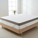 Double Cooling Gel Memory Foam Mattress Topper &ndash; CertiPUR-US&reg; Certified Foam - Top-Down View