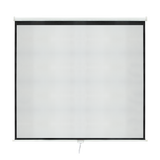 100 Inch 16:9 Manual Pull Down Outdoor Projector Projection Screen Theater Movie - 45-Degree Angle