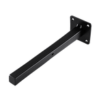 20cm Floating Shelf Brackets Industrial Metal Shelving Supports 4-Pack