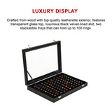 100 Earring Ring Holder Jewellery/Necklace Display Storage Gift Box Show Cases