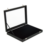 100 Earring Ring Holder Jewellery/Necklace Display Storage Gift Box Show Cases - Close-Up Angle