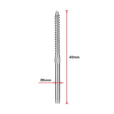 Stainless Steel DIY Rope Balustrade Kit 3.2mm Swage 2 x Lag Screw Term - 10 pack