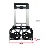 150KG Portable Cart Folding Dolly Push Truck Hand Collapsible Luggage Trolley - Extra Image