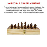 Chess Board Games Folding Large Chess Wooden Chessboard Set Wood Toy Gift