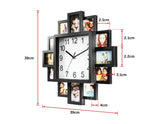 Photo Frame Clock Picture Collage 12Picture Display Photowall - Close-Up Angle
