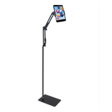 Hands Free Floor Stand Adjustable Bed Clip Holder For Tablet iPad iPhone Switch - Top-Down View