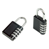 X2 Combination Padlock 4-Digit Outdoor Weatherproof Security School Lock Travel - Rear View