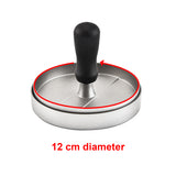 Large Round Hamburger Patty Maker Grill Press Burger Metal Mold Cooking Tools - Extra Image