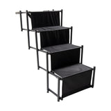 Folding Dog Car Boot Steps Ladder Lightweight Strong Pet Stairs - Front View