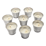 8x Mosquito Insect Bug Repellent Small Bucket Citronella Candles