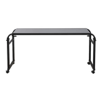 Overbed Table Work Laptop Desk with Wheels