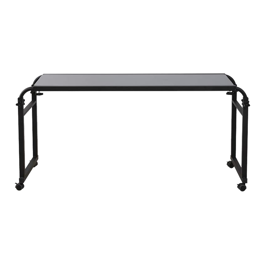 Overbed Table Work Laptop Desk with Wheels