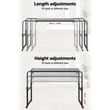 Overbed Table Work Laptop Desk with Wheels - Low Angle