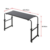 Overbed Table Work Laptop Desk with Wheels - Extra Image