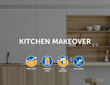 15x Brushed Brass Drawer Pulls Kitchen Cabinet Handles - Gold Finish 96mm - Side View