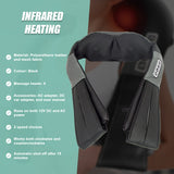 Shiatsu Neck & Back Massager with Heat &ndash; Deep Kneading Massage Pillow for Shoulders