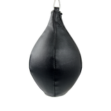 Boxing Speed Bag PU Leather MMA Punching Focus Bag Muay Thai Training Speed - Top-Down View