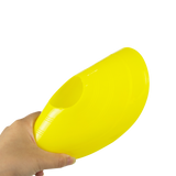 60 Pack Sports Training Discs Markers Cones Soccer AFL Exercise Personal Fitness - Close-Up Angle