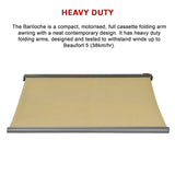 Heavy Duty Full Cassette Motorised Awning - 5.5m x 3.0m - Extra Image