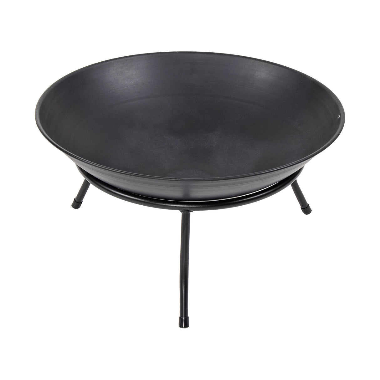 Iron Fire Bowl Traditional Log Fire Pit Outdoor Heating Camp Site Barbecue