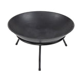 Iron Fire Bowl Traditional Log Fire Pit Outdoor Heating Camp Site Barbecue