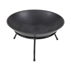 Iron Fire Bowl Traditional Log Fire Pit Outdoor Heating Camp Site Barbecue