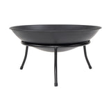 Iron Fire Bowl Traditional Log Fire Pit Outdoor Heating Camp Site Barbecue